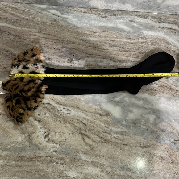 NWT BOOT TOPPERS LEOPARD FUR - Picture 6 of 7